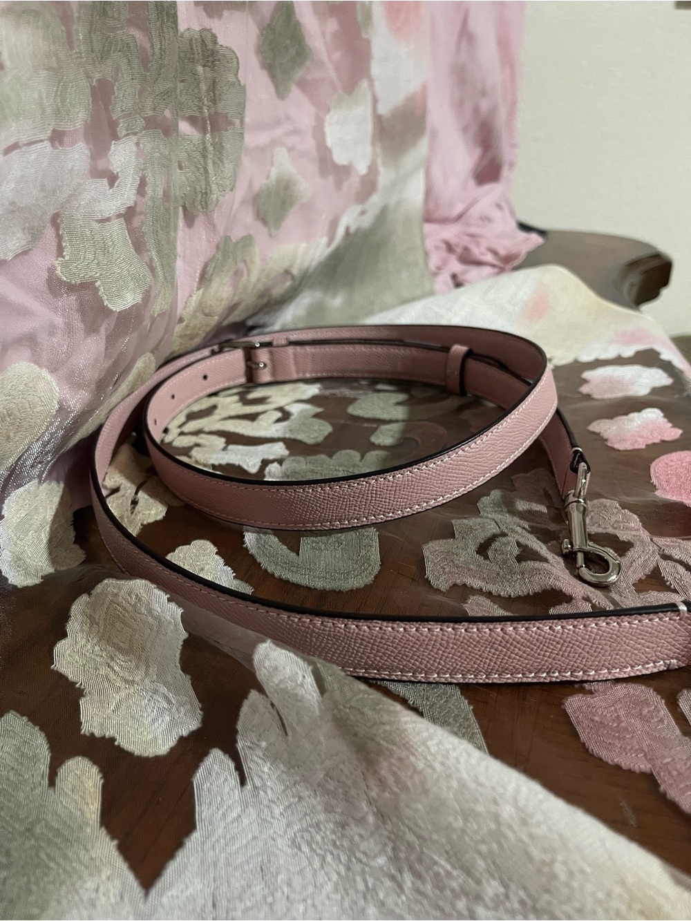 Coach leather crossbody replacement strap for handbag pink - Picture 5 of 8